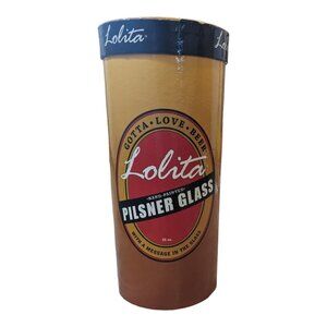 LOLITA Birthday Pilsner Style 22 oz GLASS‎ Hand painted